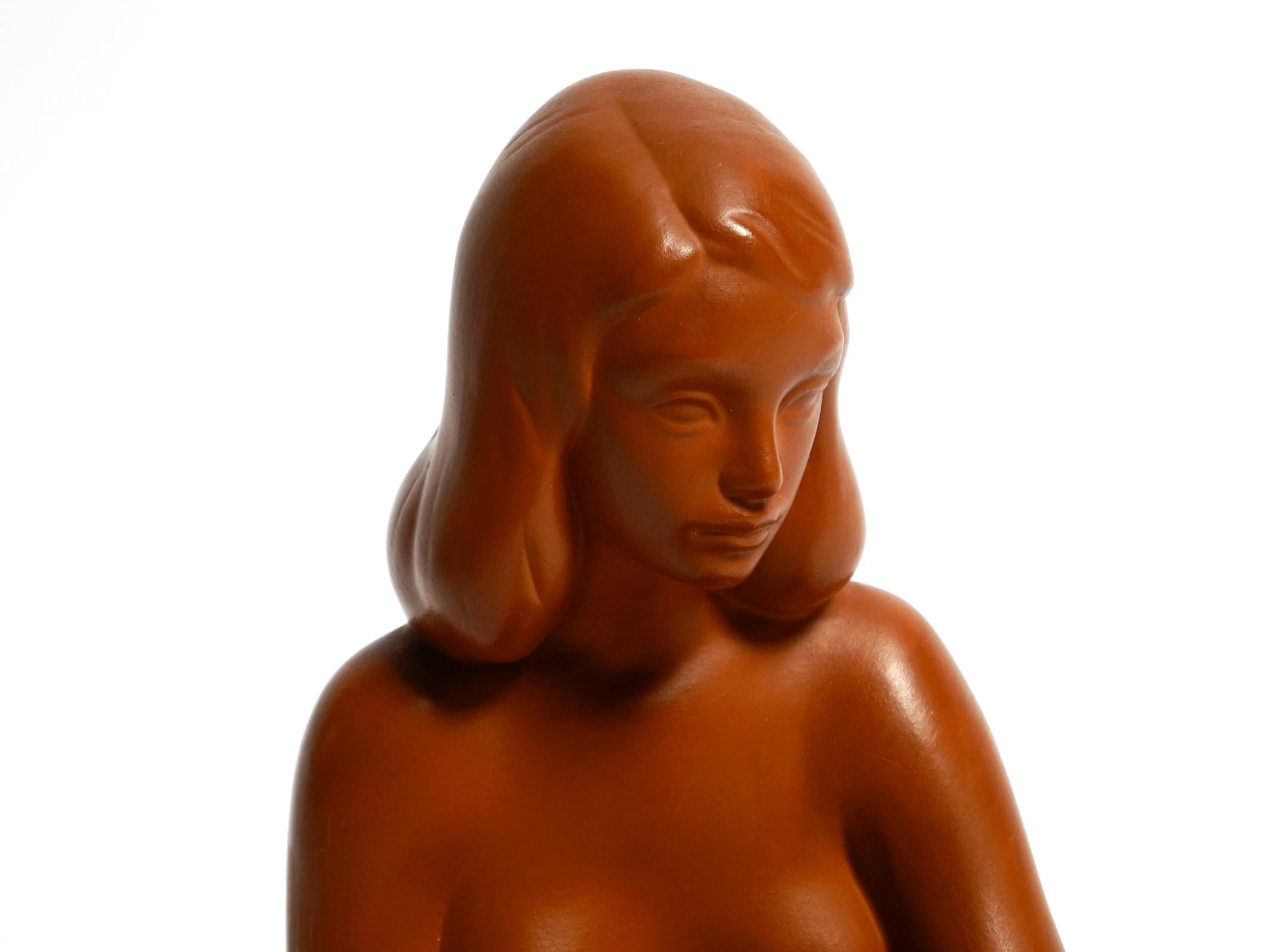 Beautiful Large Original Midcentury Ceramic Nude Figure by Gmundner 2