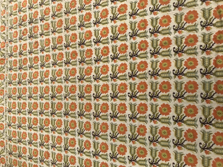 Beautiful Large Vintage East European Needlepoint For Sale at 1stdibs