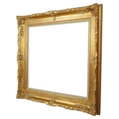 Beautiful Large Wooden Baroque Style Frame Classic Gold 94x84cm