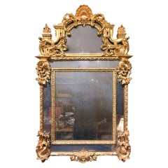 Beautiful Late 18th century French Ornamental Giltwood Mirror