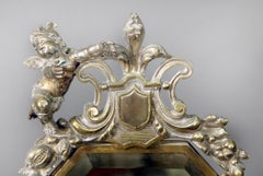 Beautiful Late 19th Century Silver Plated Dressing Table Mirror