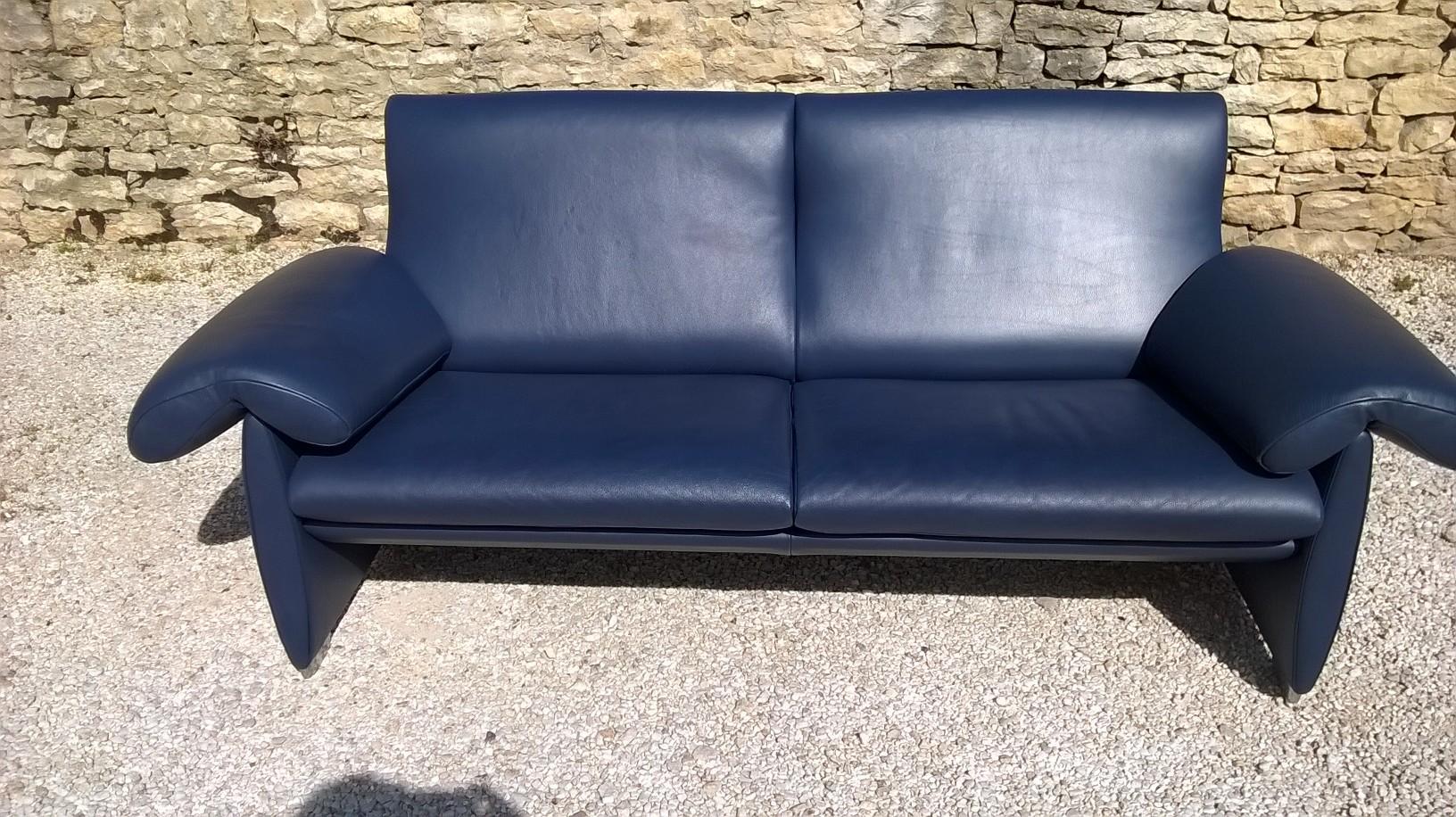 Beautiful Leather Sofa De Sede DS10/02 In Good Condition In Saint Ouen, FR