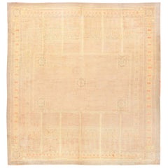 French Deco Rug. Size: 13 ft 7 in x 14 ft 2 in