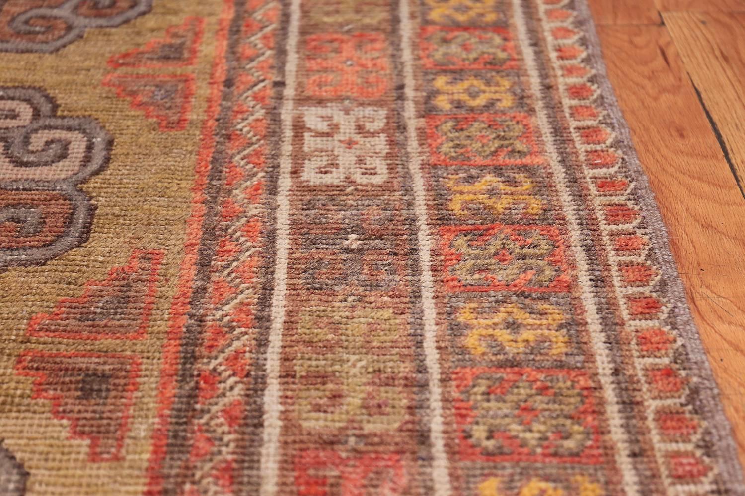 19th Century Nazmiyal Collection Antique Khotan Rug. Size: 6 ft 1 in x 11 ft 10 in