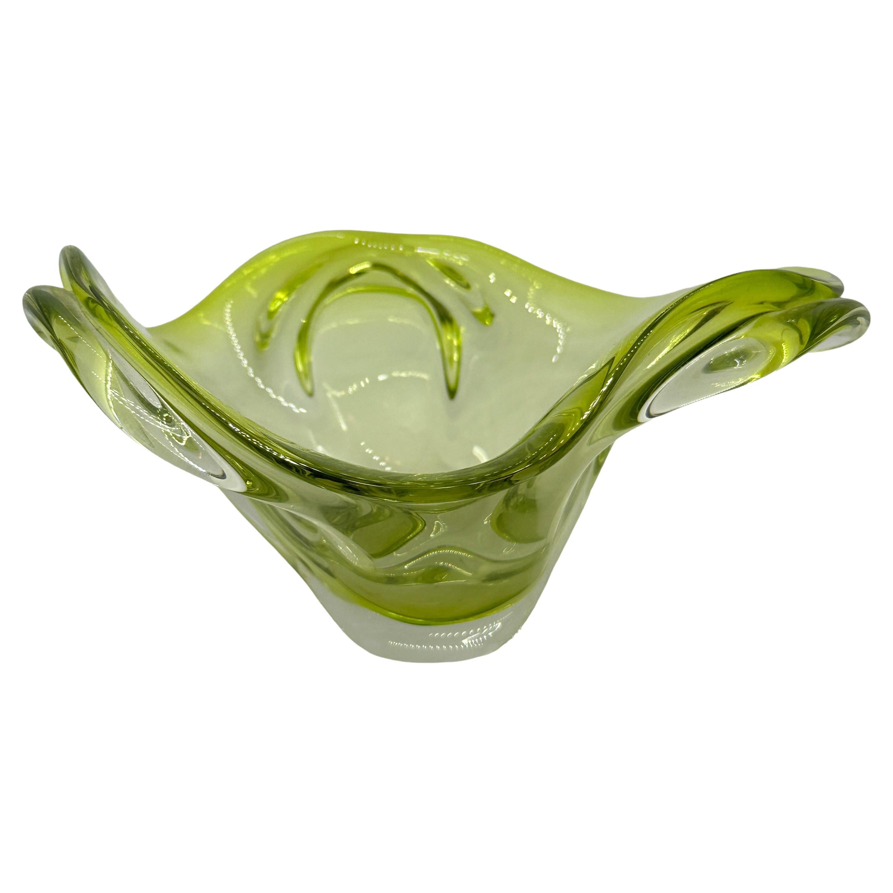 vintage murano glass bowl