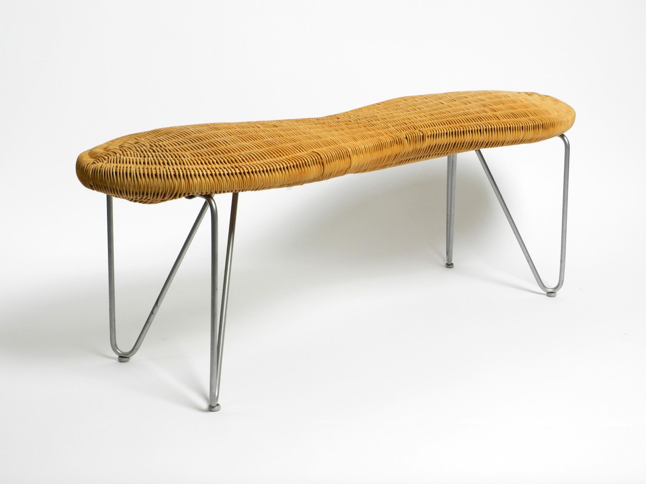 Beautiful limited original rattan bench 