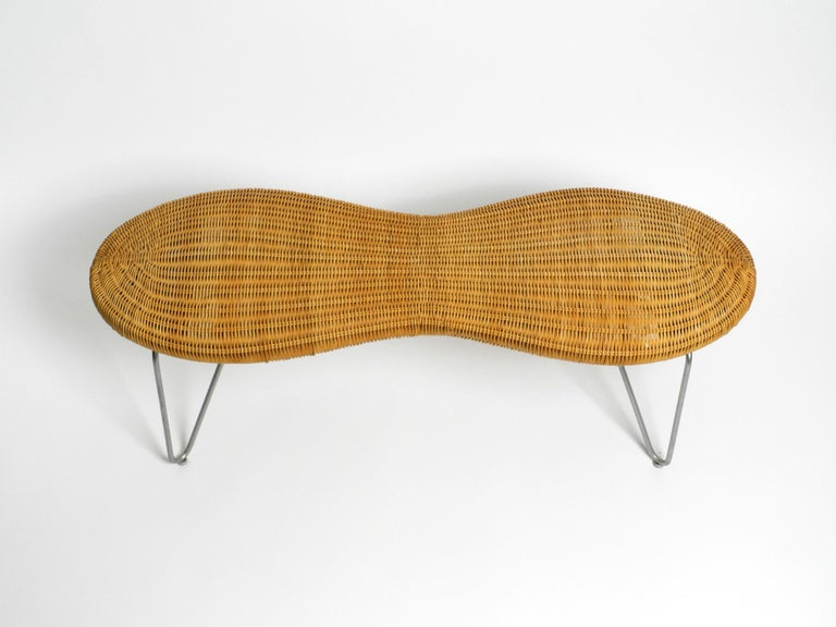 Schne limitierte Original-Rattanbank Peanut von Ikea 1999 bei 1stDibs  Deutschland