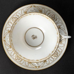 Beautiful Limoges Porcelain Mug by Jean Pouyat