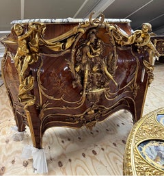 Beautiful, “Linke” Louis XV bronze mounted buffet