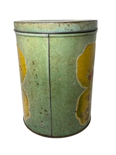 Beautiful Lithographed Candy Cookie Tin Box Advertising Vintage Sweden, 1910s