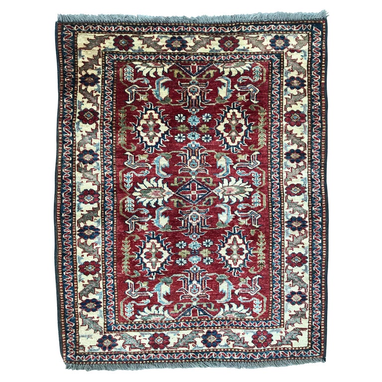 Beautiful Little Afghan Rug For Sale at 1stDibs