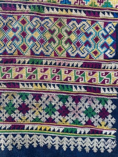 Beautiful Little Antique Indonesian Embroidery