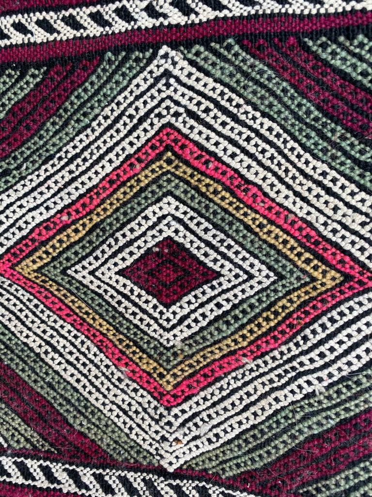 20th Century Beautiful Little Moroccan Antique Flat Rug