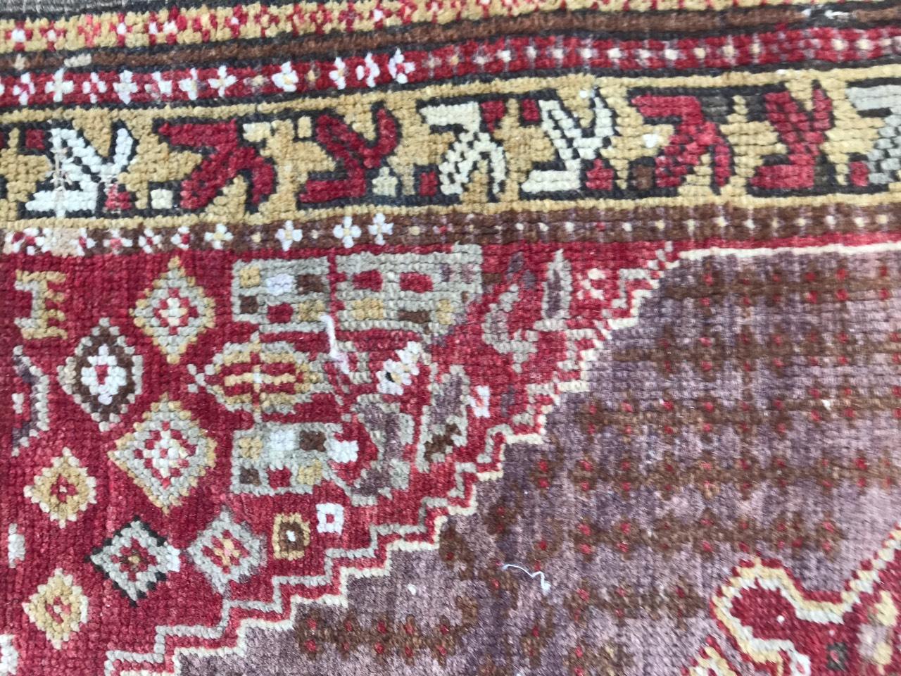 Bobyrug’s Beautiful Little Turkish Yastik Rug For Sale 2