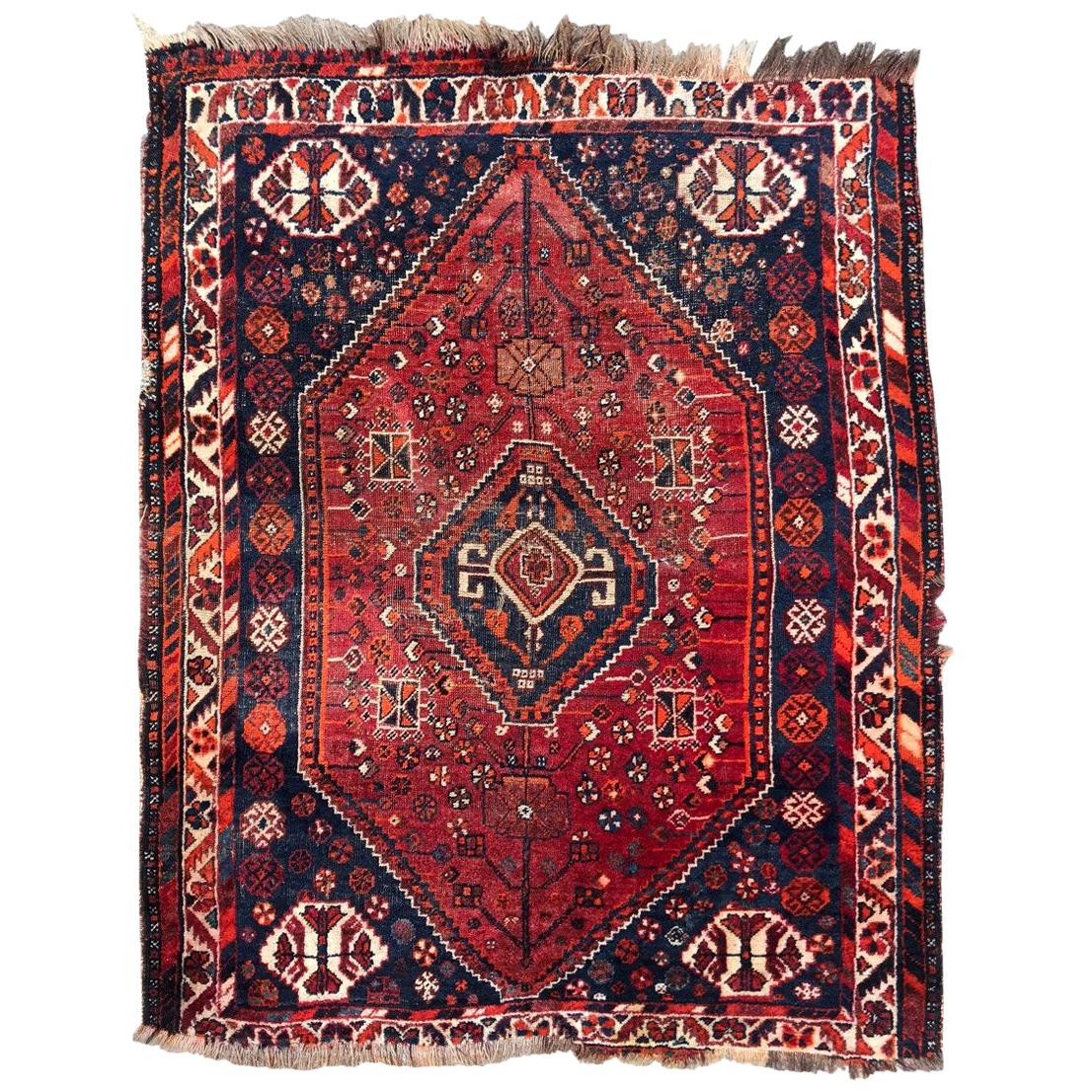 Le magnifique petit tapis Vintage Shiraz de Bobyrug