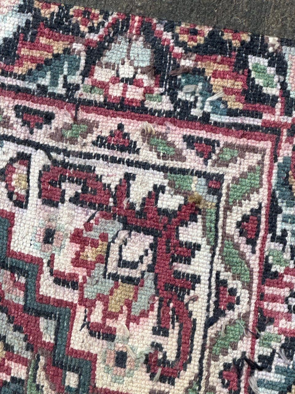 Bobyrug’s Beautiful little vintage silk Pakistani rug  For Sale 6