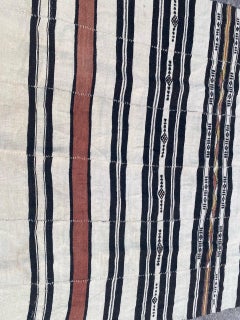 Precioso Kilim Largo Antiguo de Tejido Tribal Maliense de Bobyrug