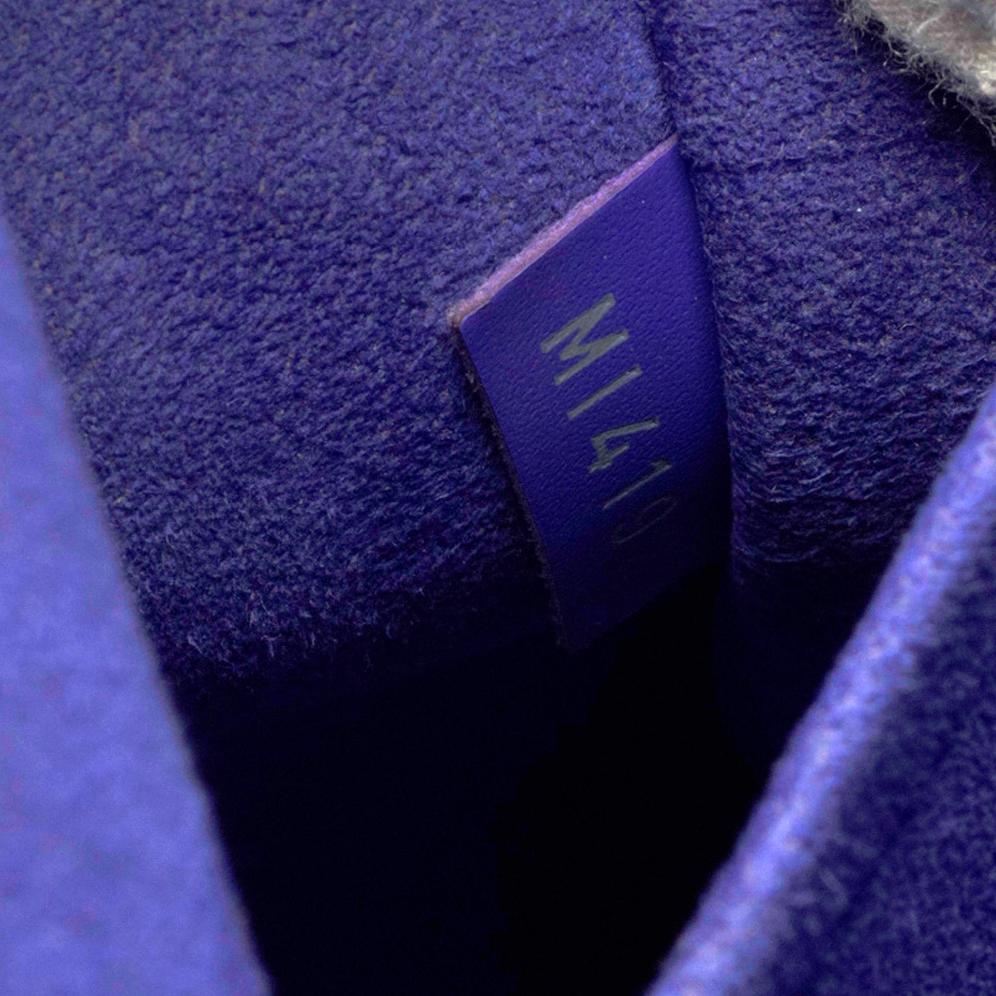 Magnifique sac à main Louis Vuitton Alma GM en cuir épi Fig, SHW en vente 3