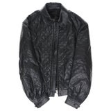 Beautiful Louis Vuitton Men's Jacket in black quilted calfskin