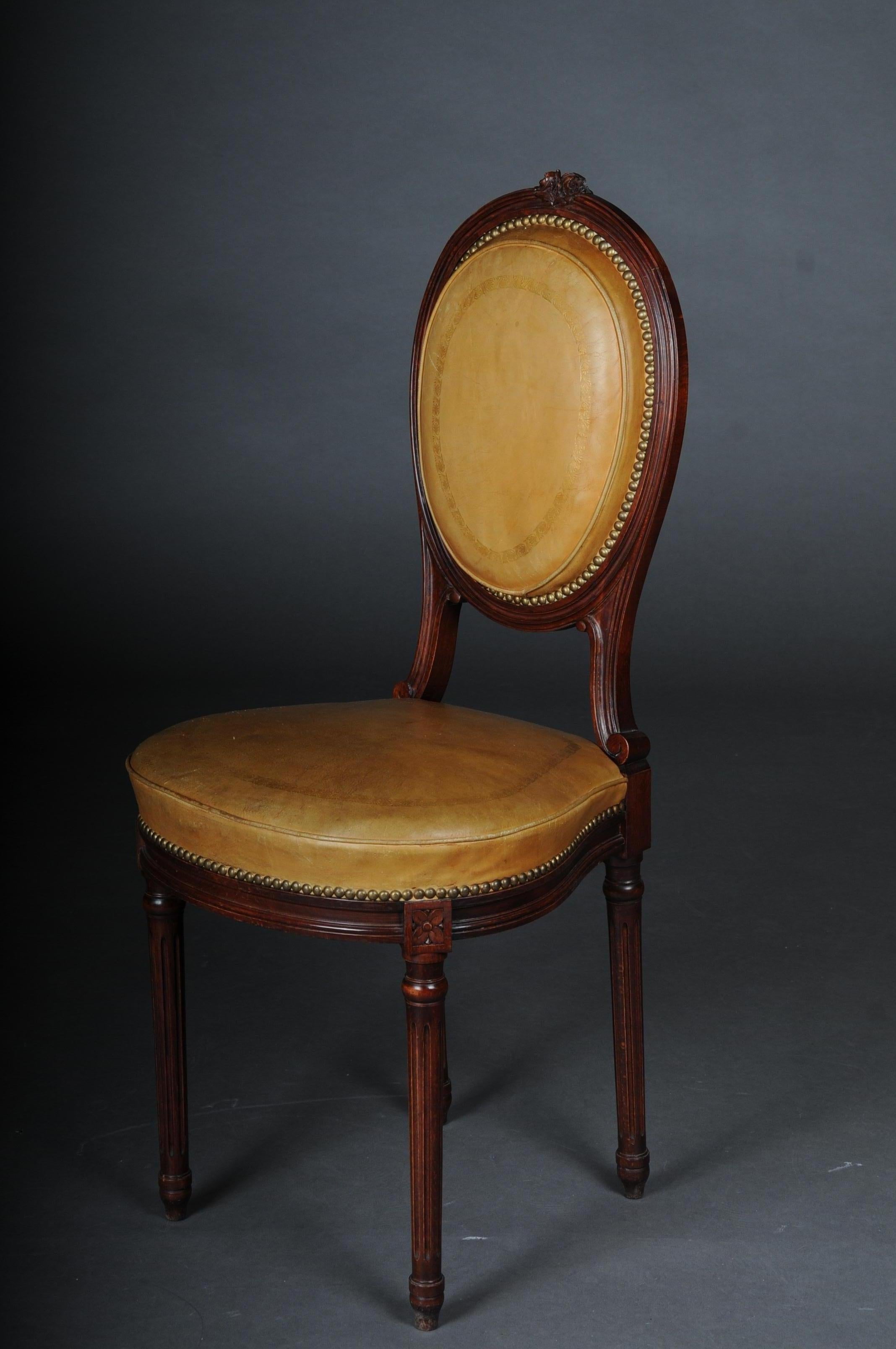 French Beautiful Louis XVI Salon Chair, France, around 1910 For Sale