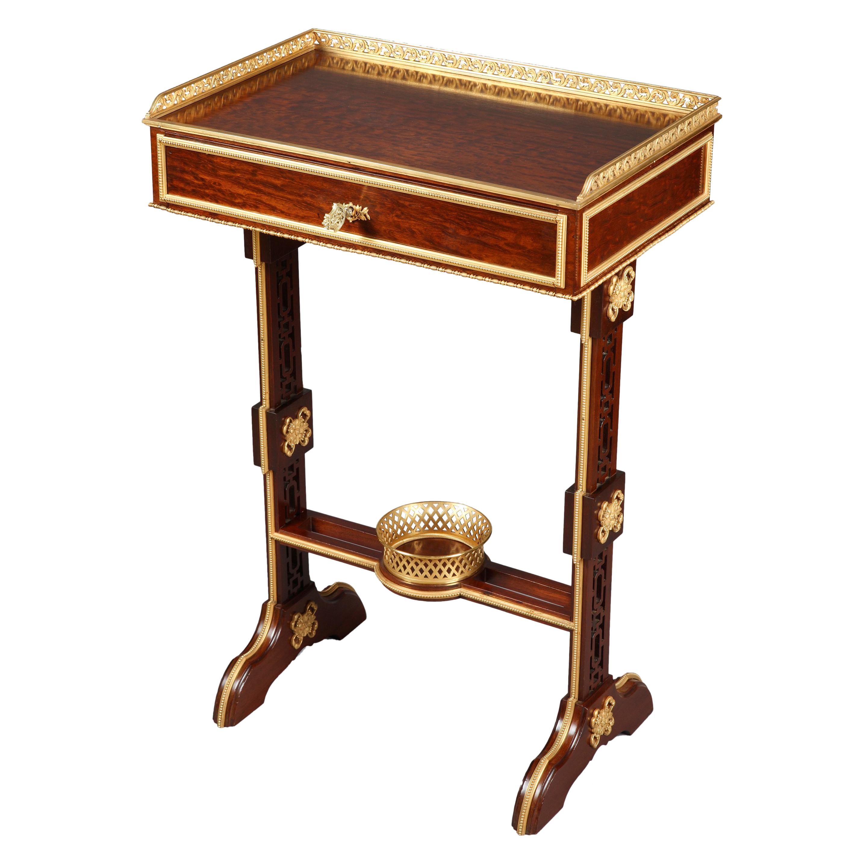 Beautiful Louis XVI Style Writing Table, France, Circa 1880 For Sale