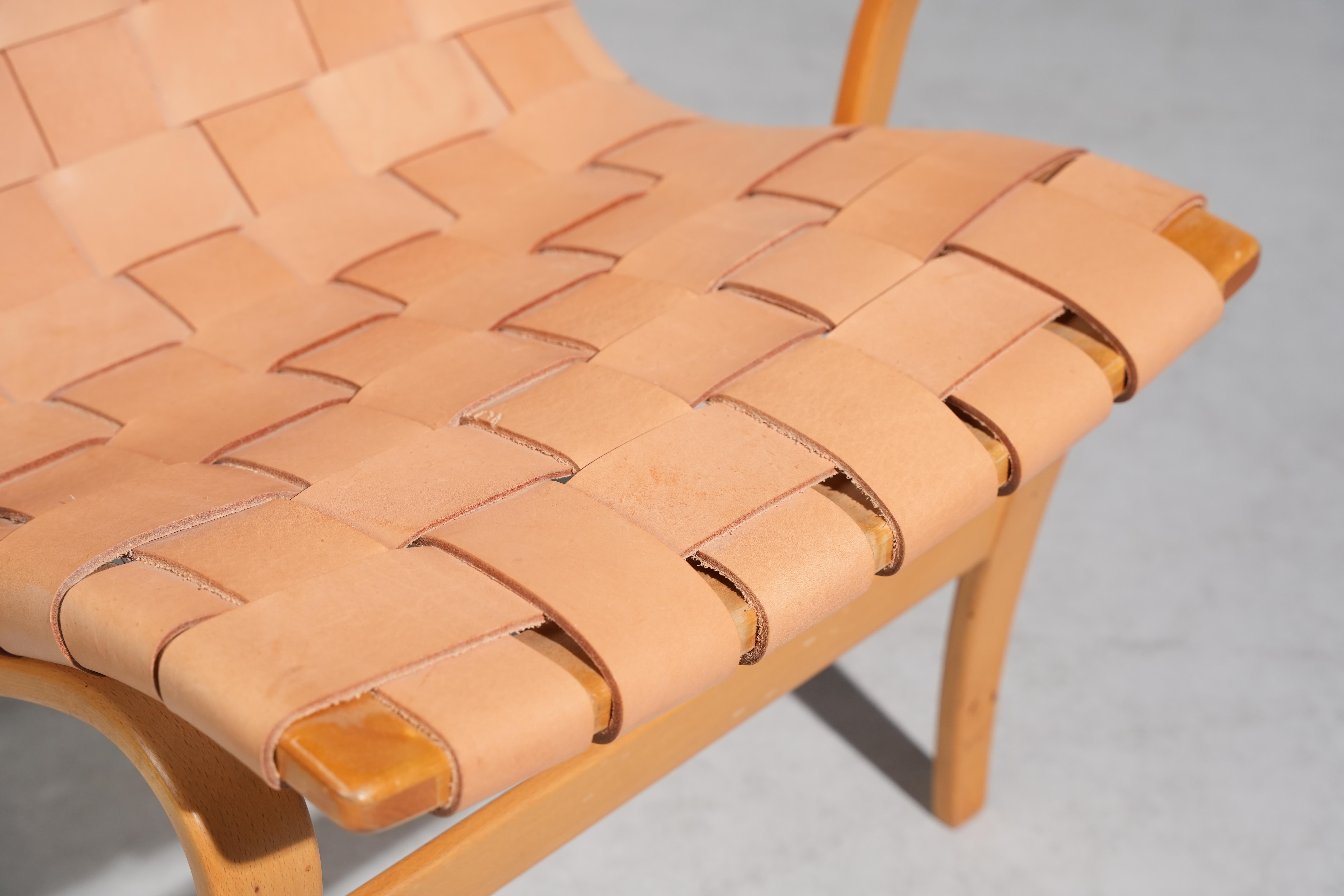 Preciosa Silla Lounge Mod. Eva de Bruno Mathsson, 1960 Suecia nº 1 en venta 4