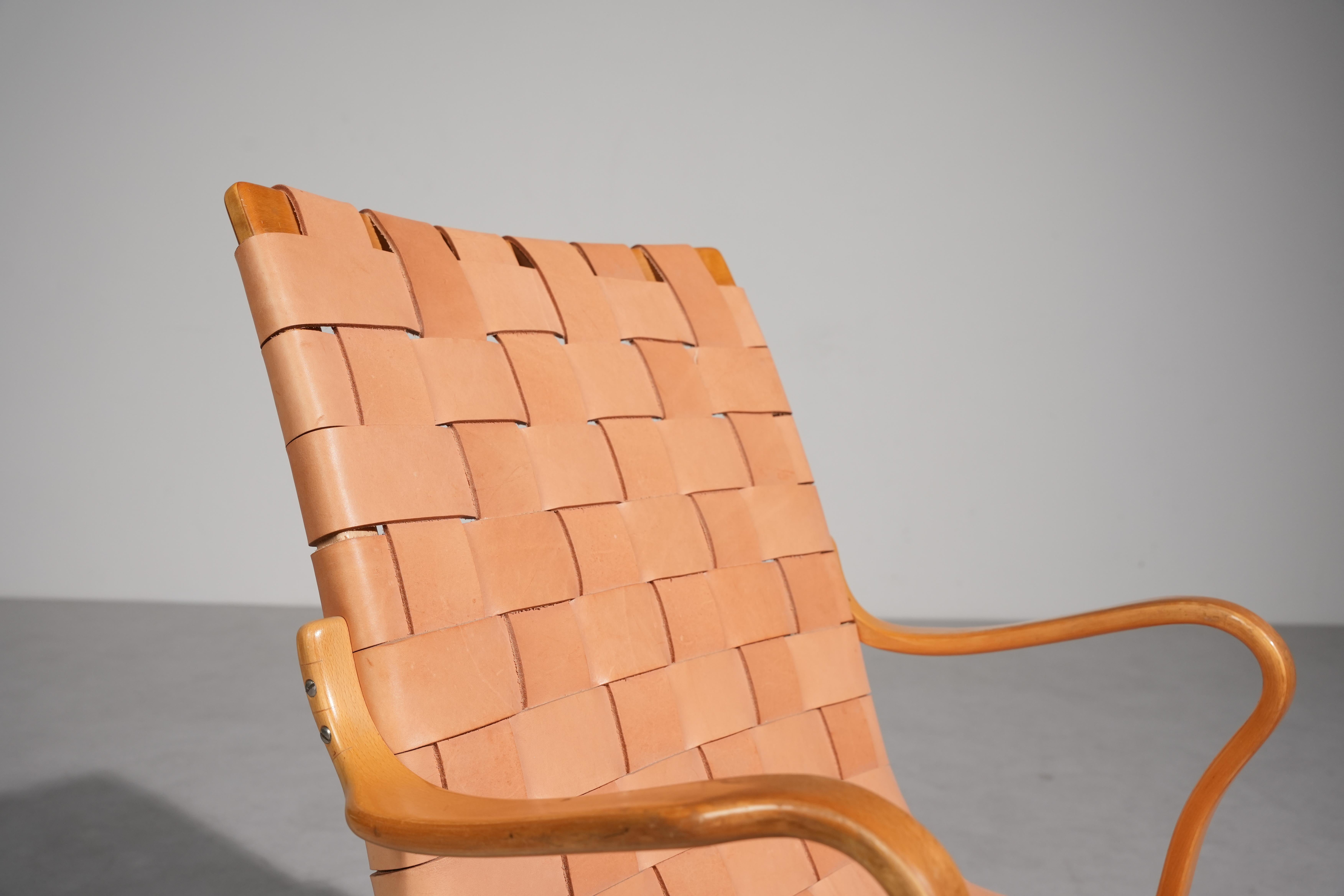 Preciosa Silla Lounge Mod. Eva de Bruno Mathsson, 1960 Suecia nº 1 en venta 5