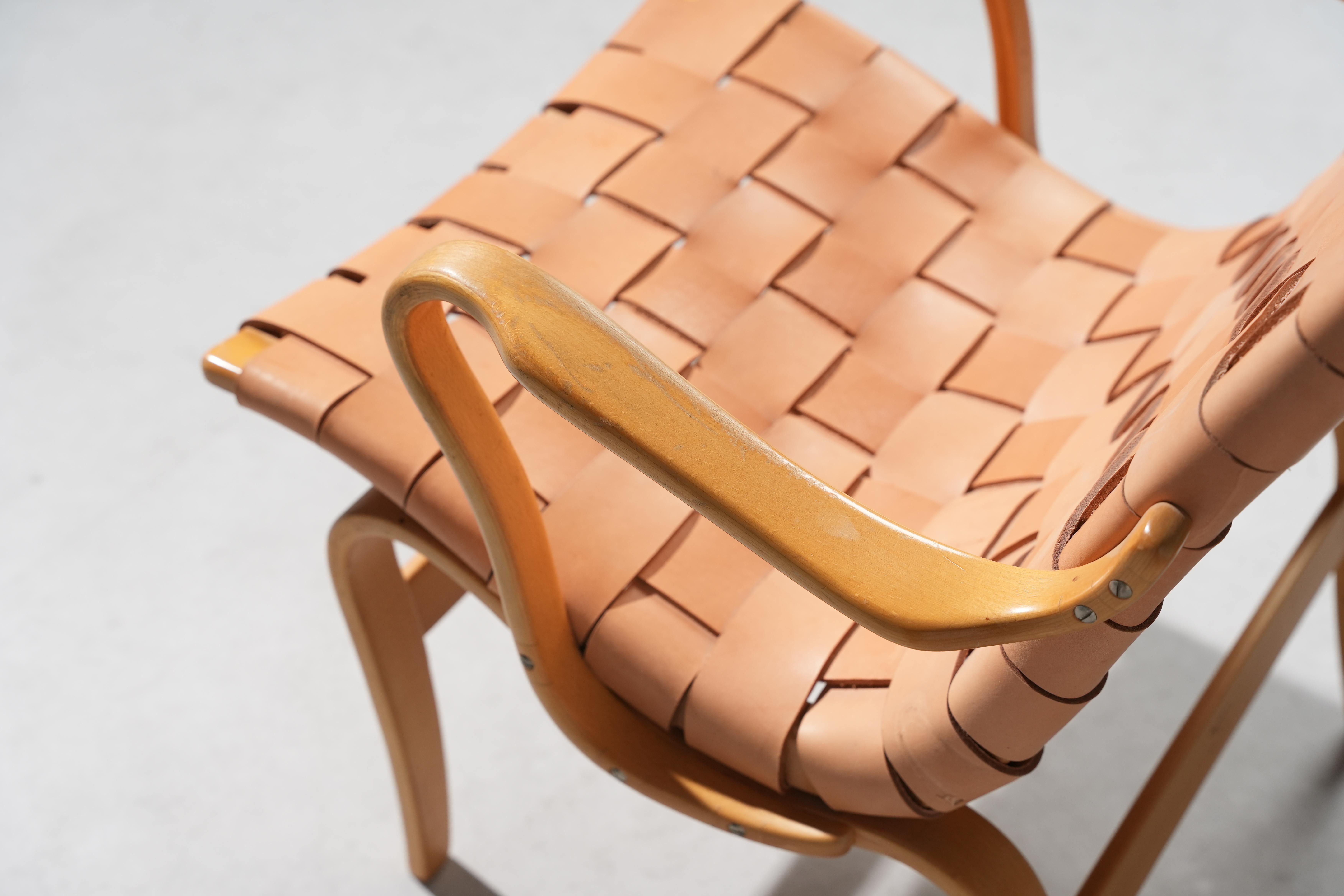 Preciosa Silla Lounge Mod. Eva de Bruno Mathsson, 1960 Suecia nº 1 en venta 1