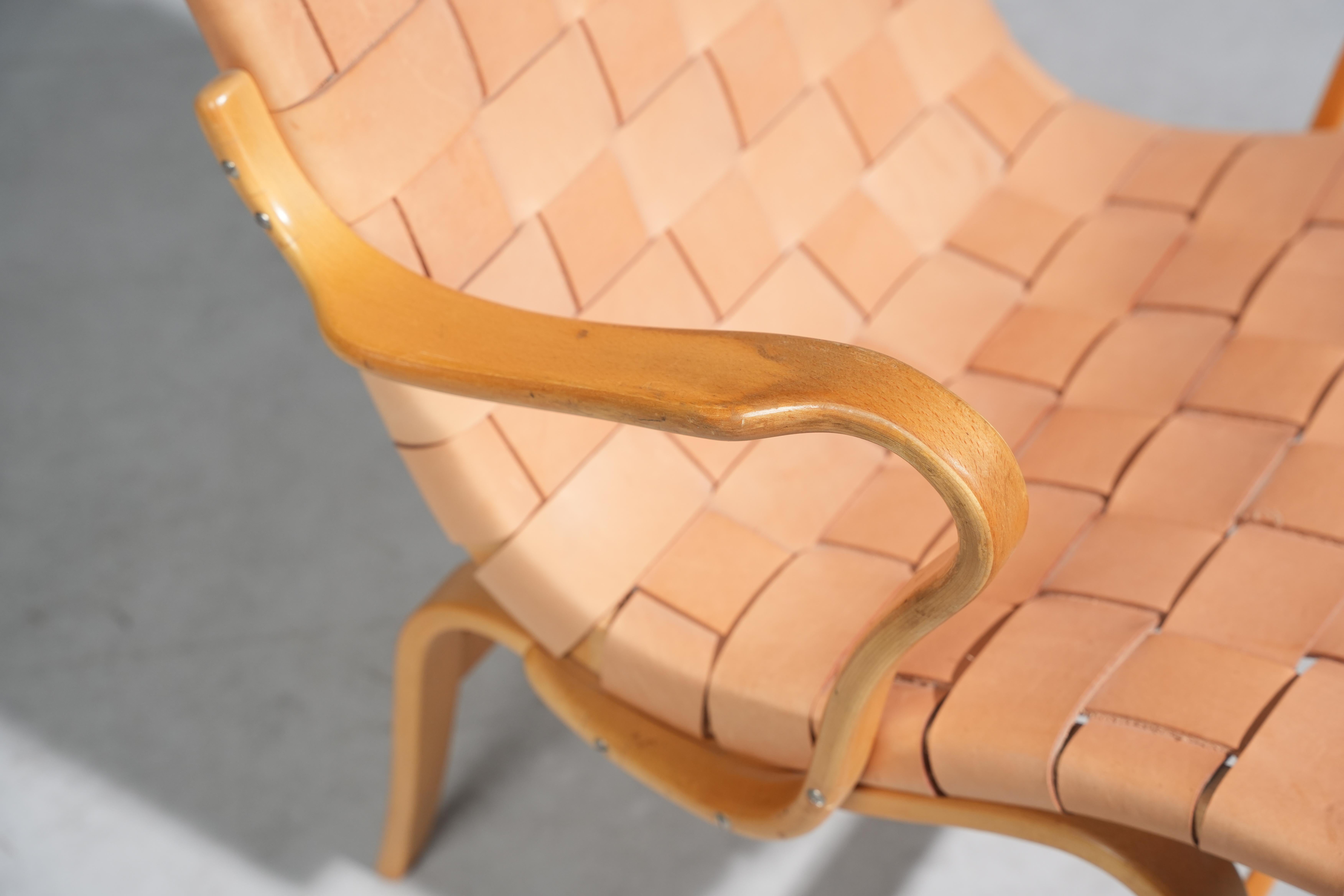 Preciosa Silla Lounge Mod. Eva de Bruno Mathsson, 1960 Suecia nº 1 en venta 3