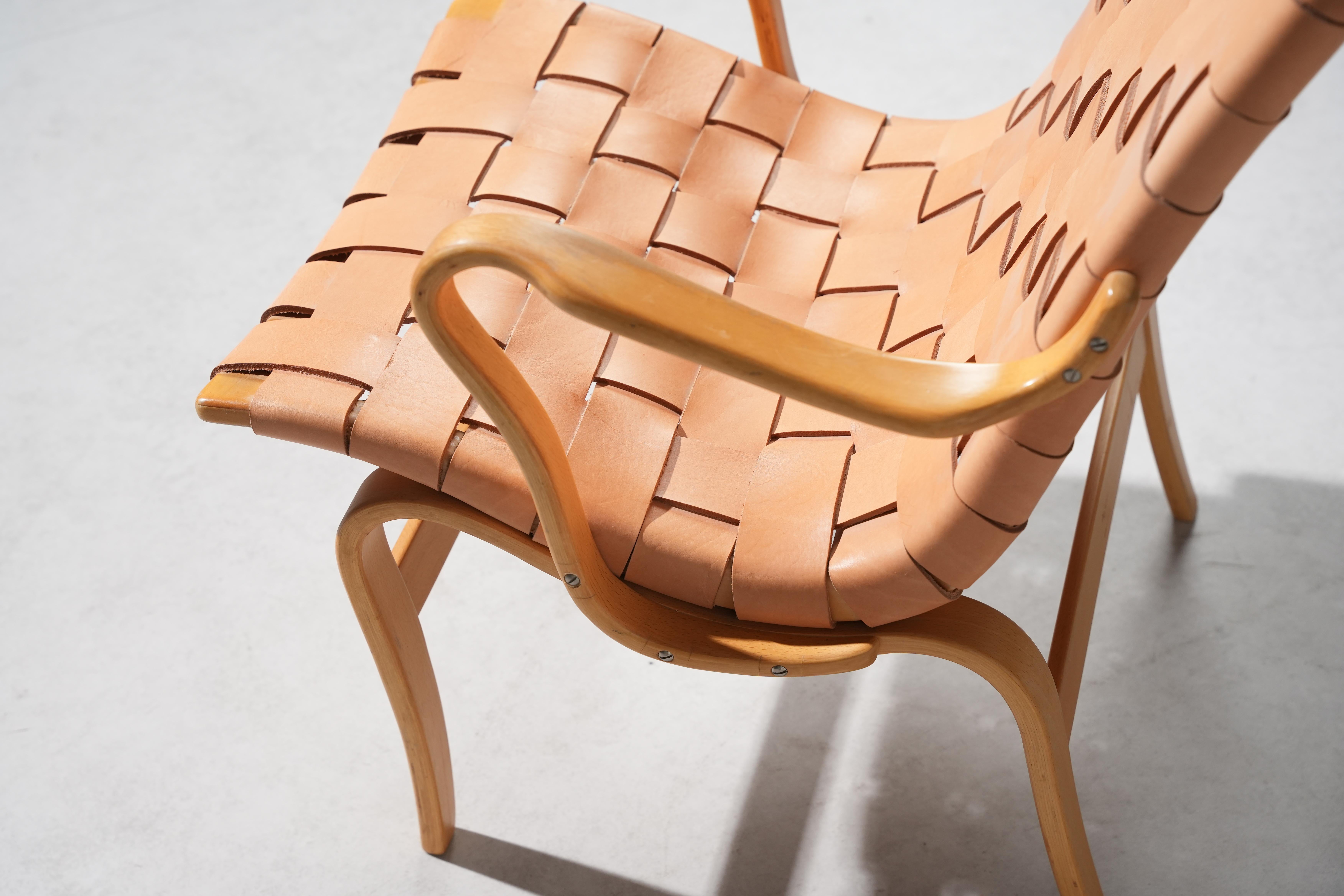 Preciosa Silla Lounge Mod. Eva de Bruno Mathsson, 1960 Suecia nº 2 en venta 4