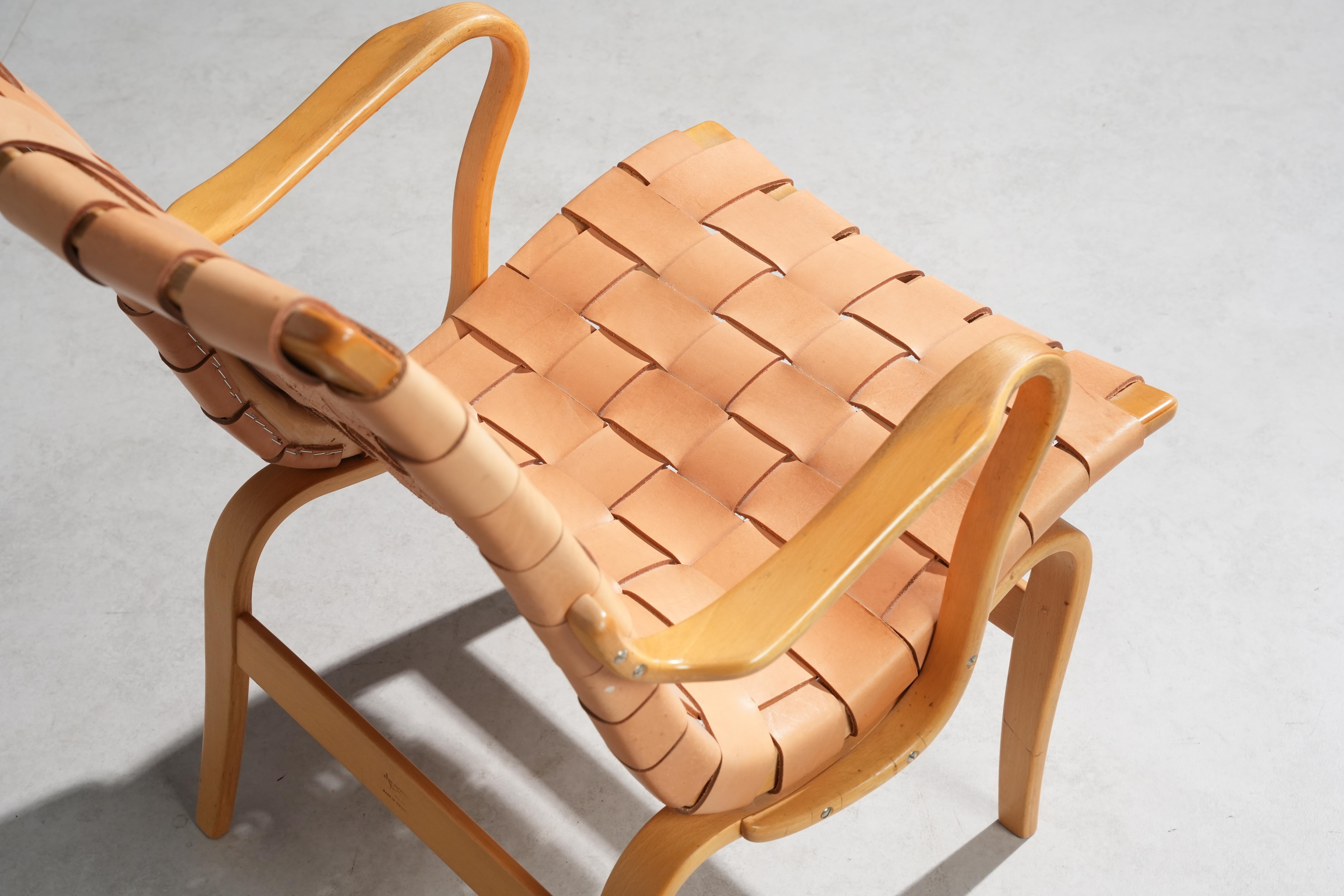 Preciosa Silla Lounge Mod. Eva de Bruno Mathsson, 1960 Suecia nº 2 en venta 6