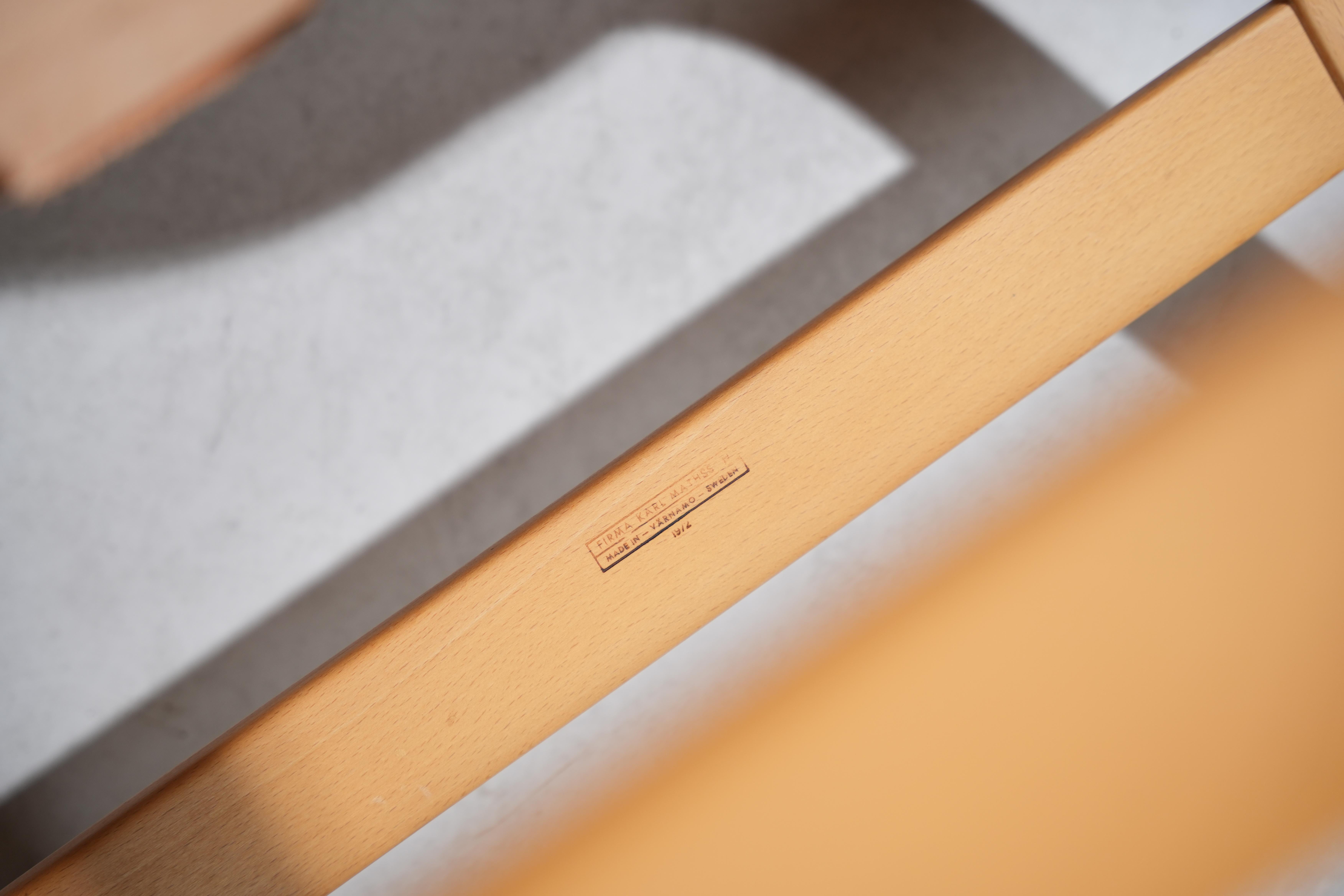 Preciosa Silla Lounge Mod. Eva de Bruno Mathsson, 1960 Suecia nº 2 en venta 9