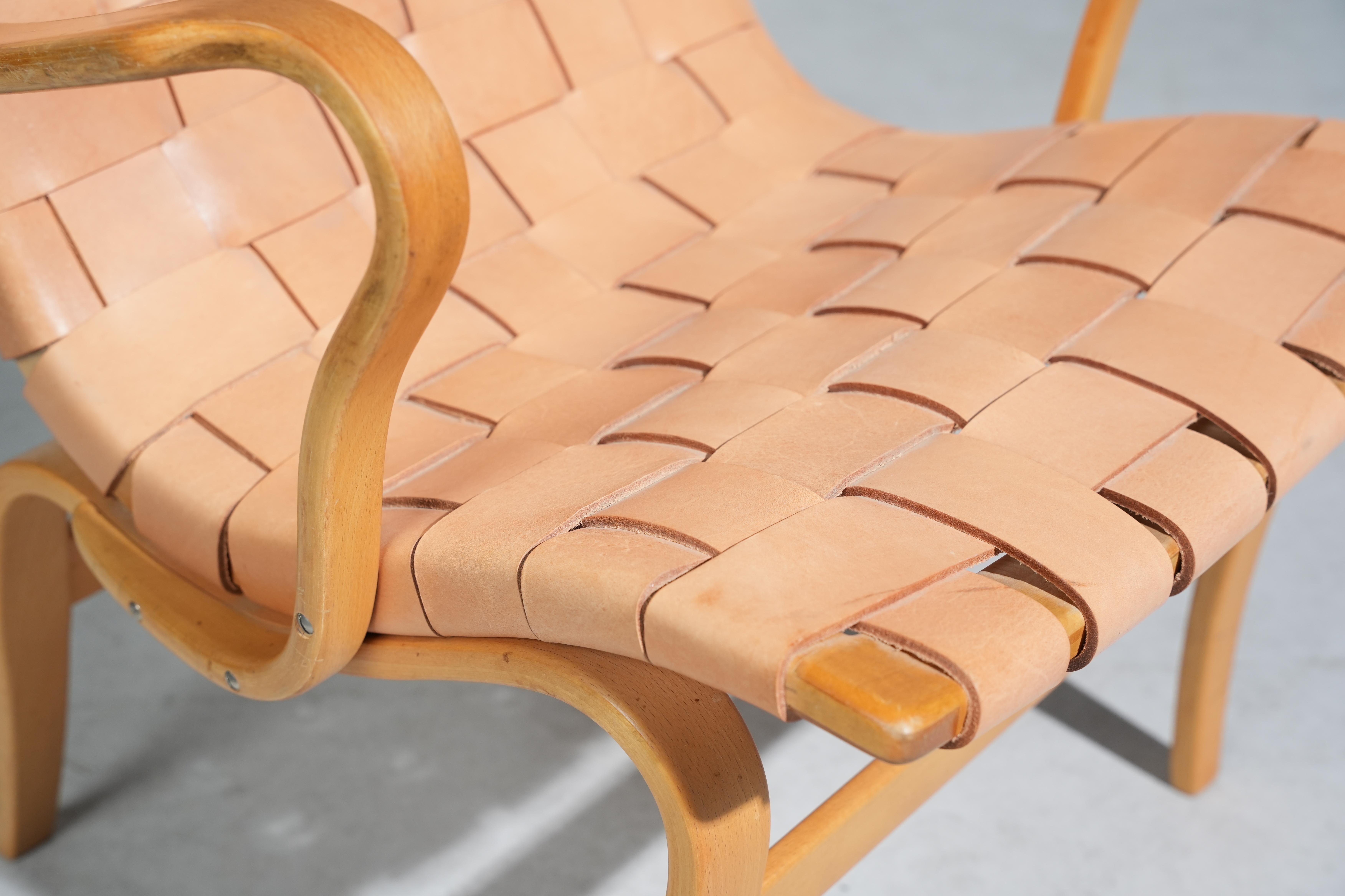 Preciosa Silla Lounge Mod. Eva de Bruno Mathsson, 1960 Suecia nº 2 en venta 1