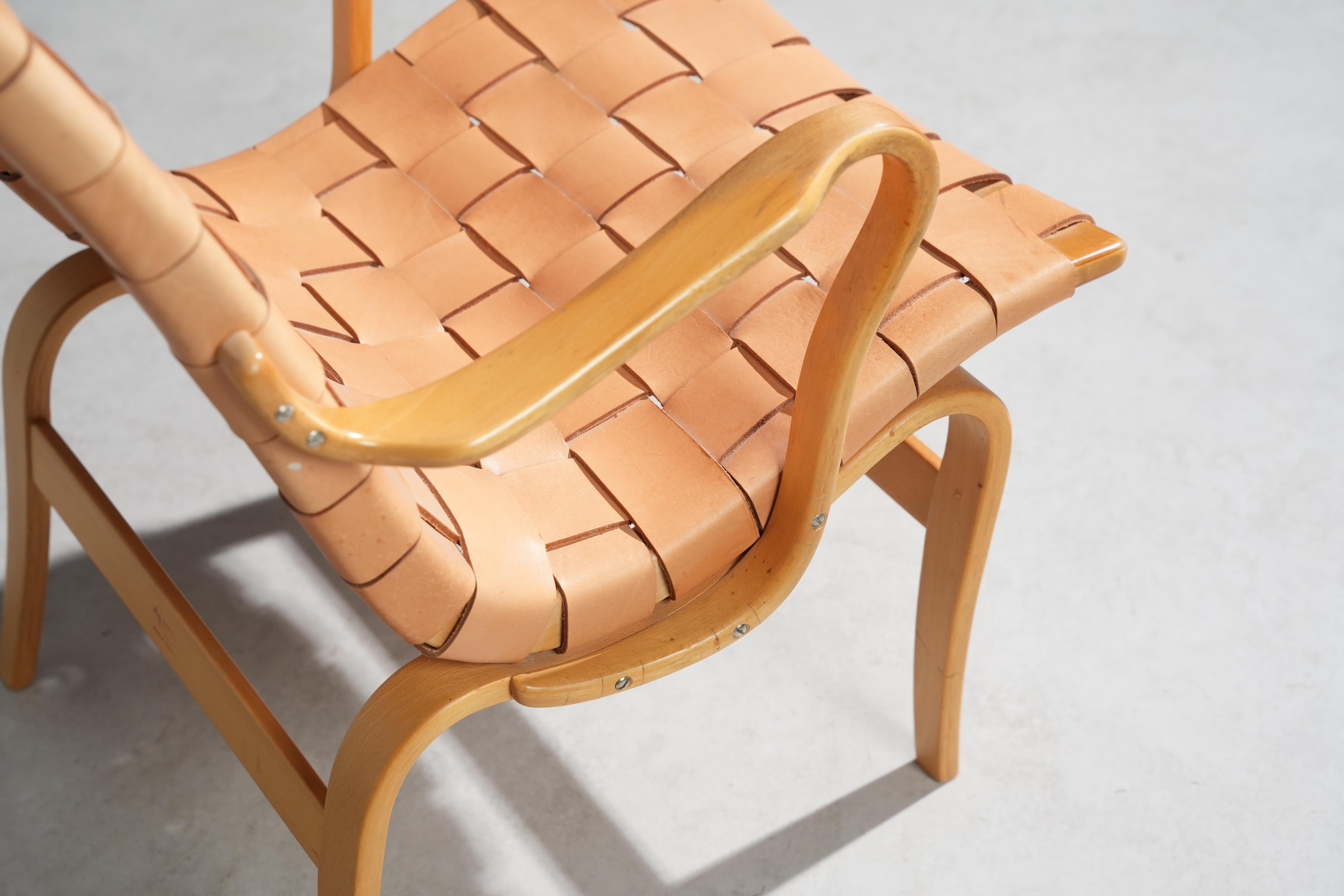 Preciosa Silla Lounge Mod. Eva de Bruno Mathsson, 1960 Suecia nº 2 en venta 3