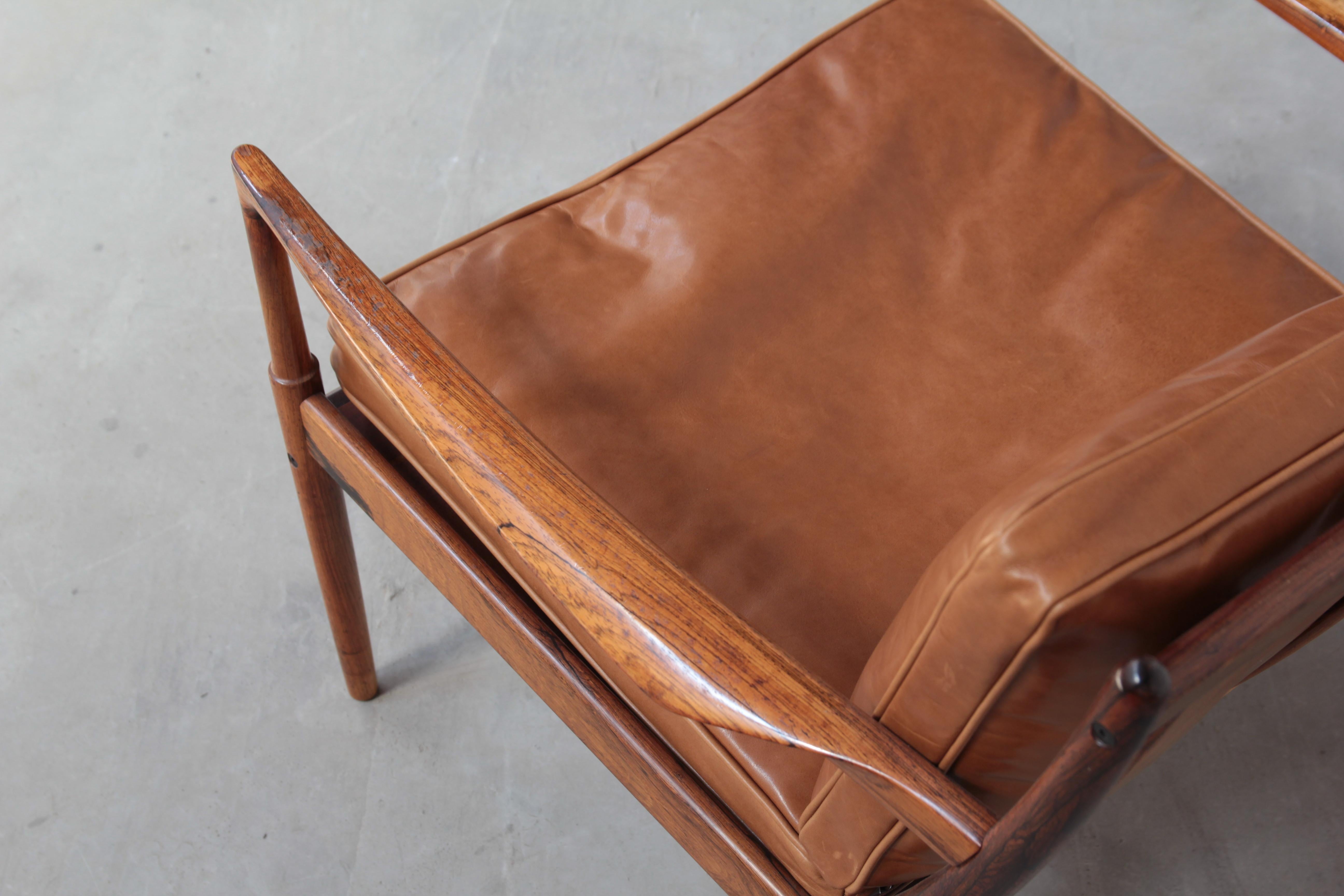 Beautiful Lounge Chair Mod. Samsö by Ib Kofod Larsen for OPE, Sweden, 1960 For Sale 1