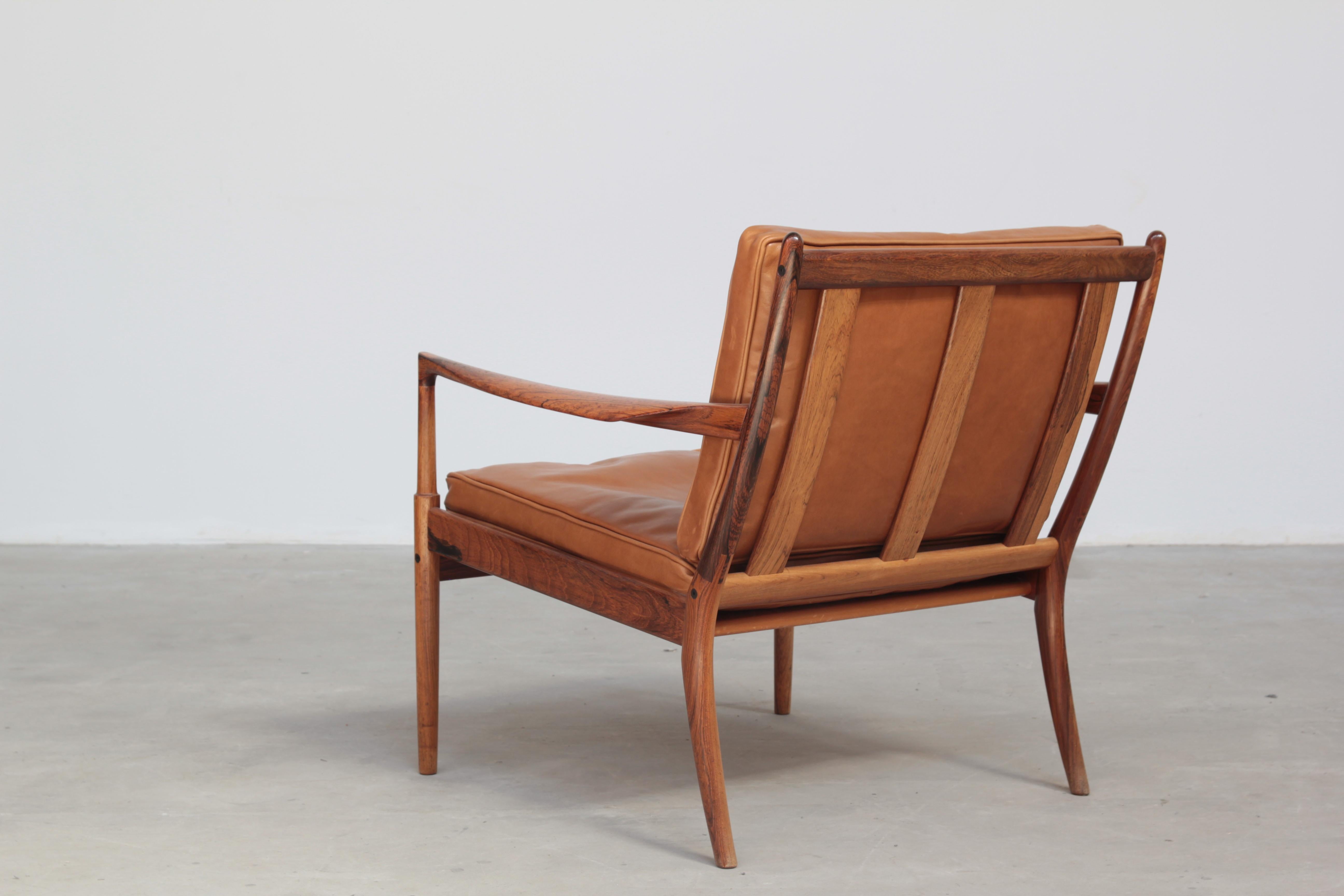 Beautiful Lounge Chair Mod. Samsö by Ib Kofod Larsen for OPE, Sweden, 1960 For Sale 2
