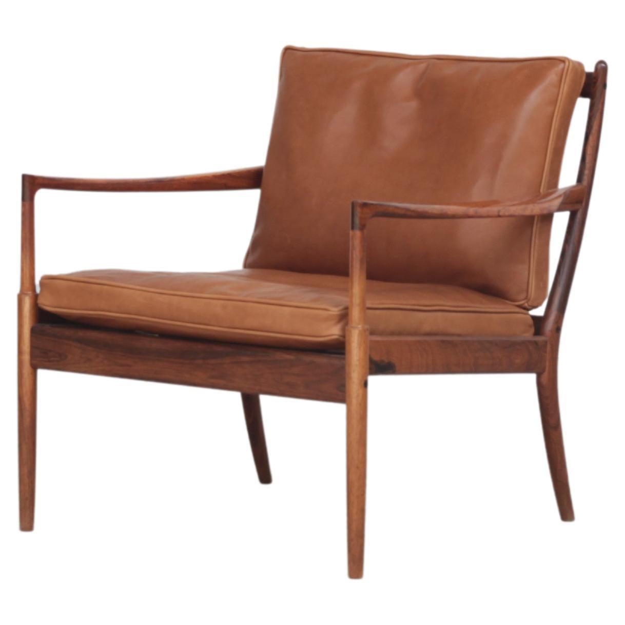Belle chaise longue Mod. Samsö par Ib Kofod Larsen pour OPE, Suède, 1960