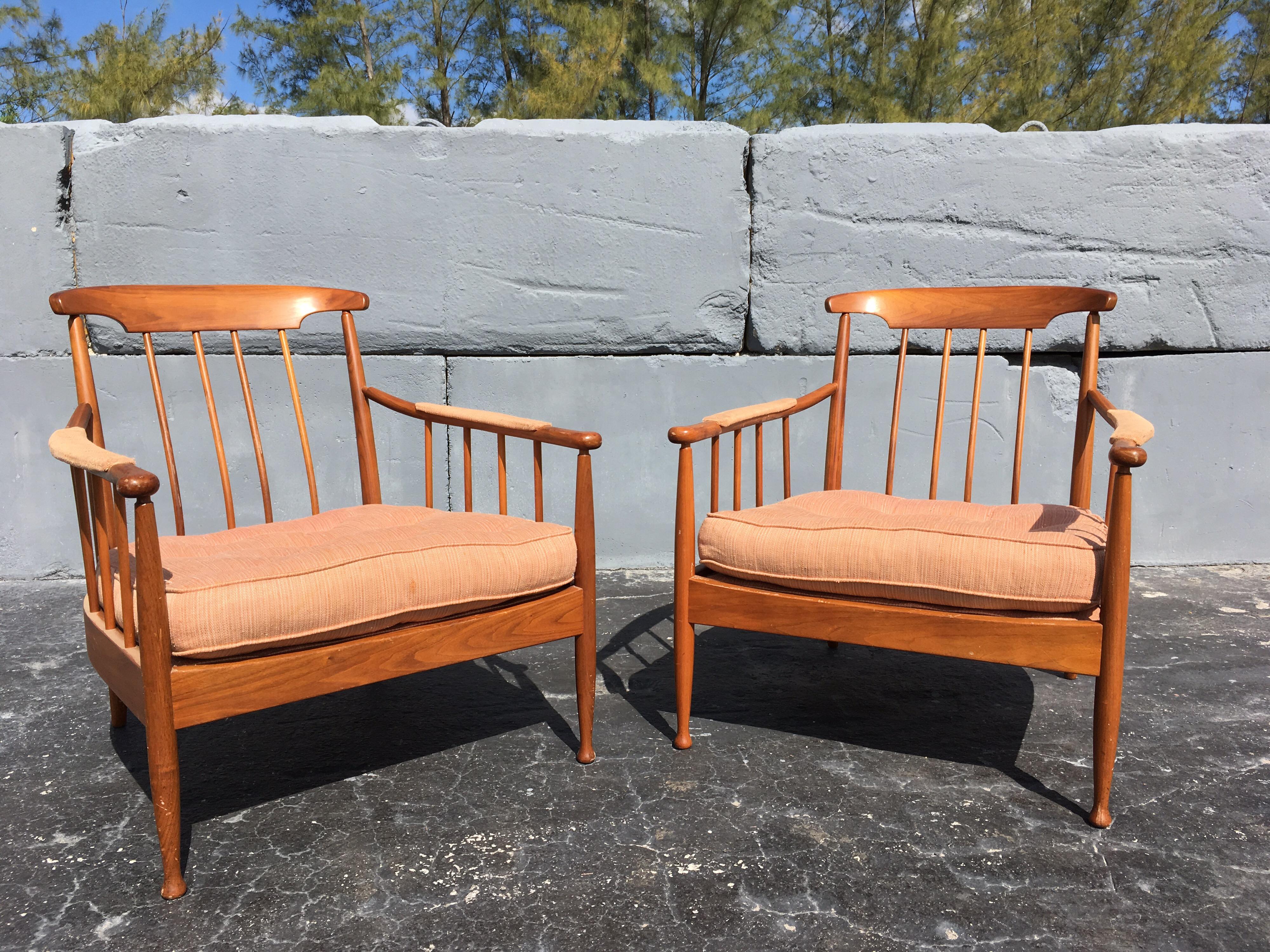 Beautiful Pair of Lounge Chairs by Kerstin Hörlin-Holmquist 3