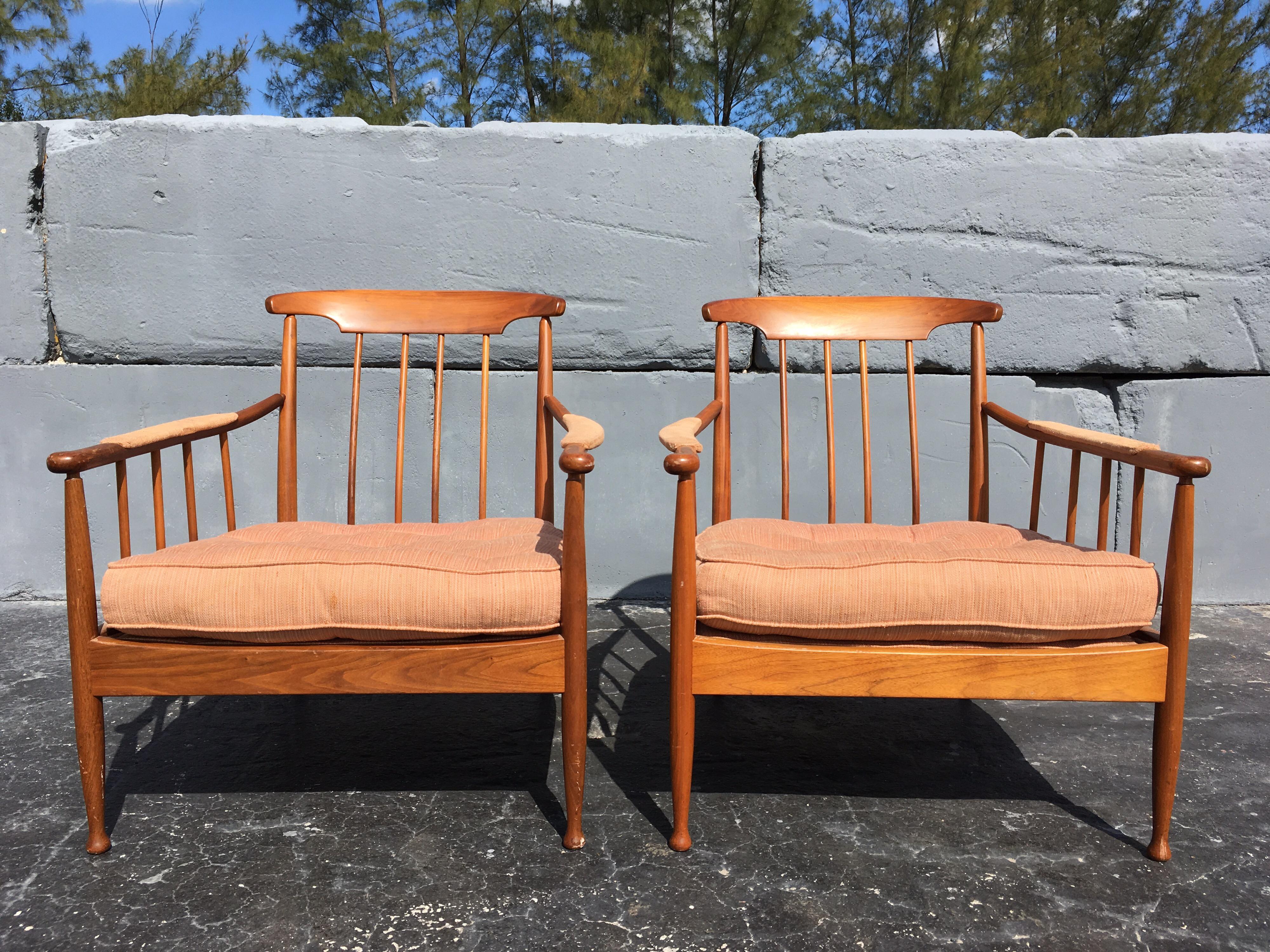 Beautiful Pair of Lounge Chairs by Kerstin Hörlin-Holmquist 2