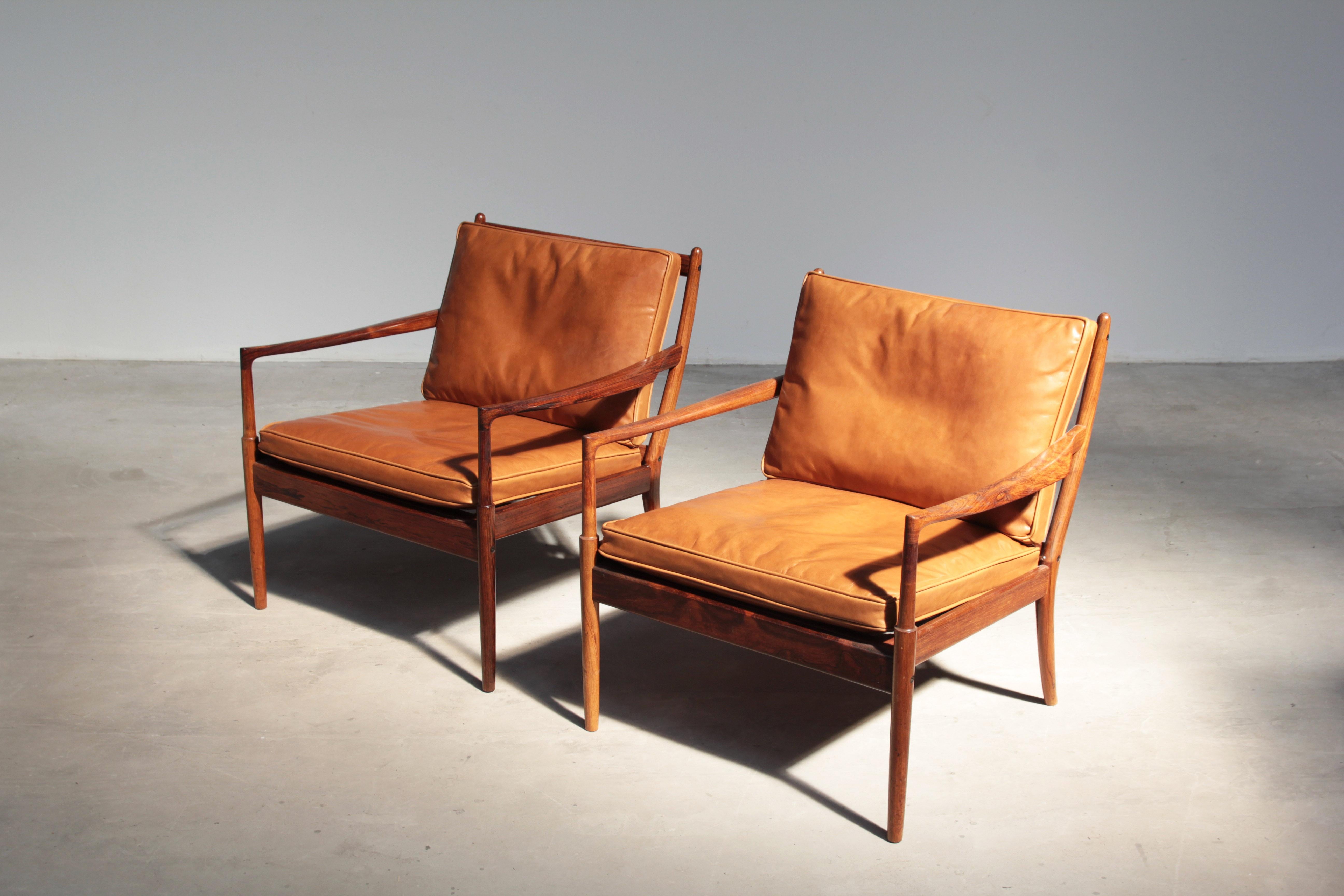 Beautiful Lounge Chairs Mod. Samsö by Ib Kofod Larsen for OPE, Sweden, 1960 5