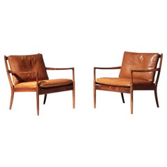Beautiful Lounge Chairs Mod. Samsö by Ib Kofod Larsen for OPE, Sweden, 1960