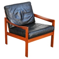 Beautiful Lounge Easy Chair by Illum Walkelsø for Niels Eilersen, 1960s