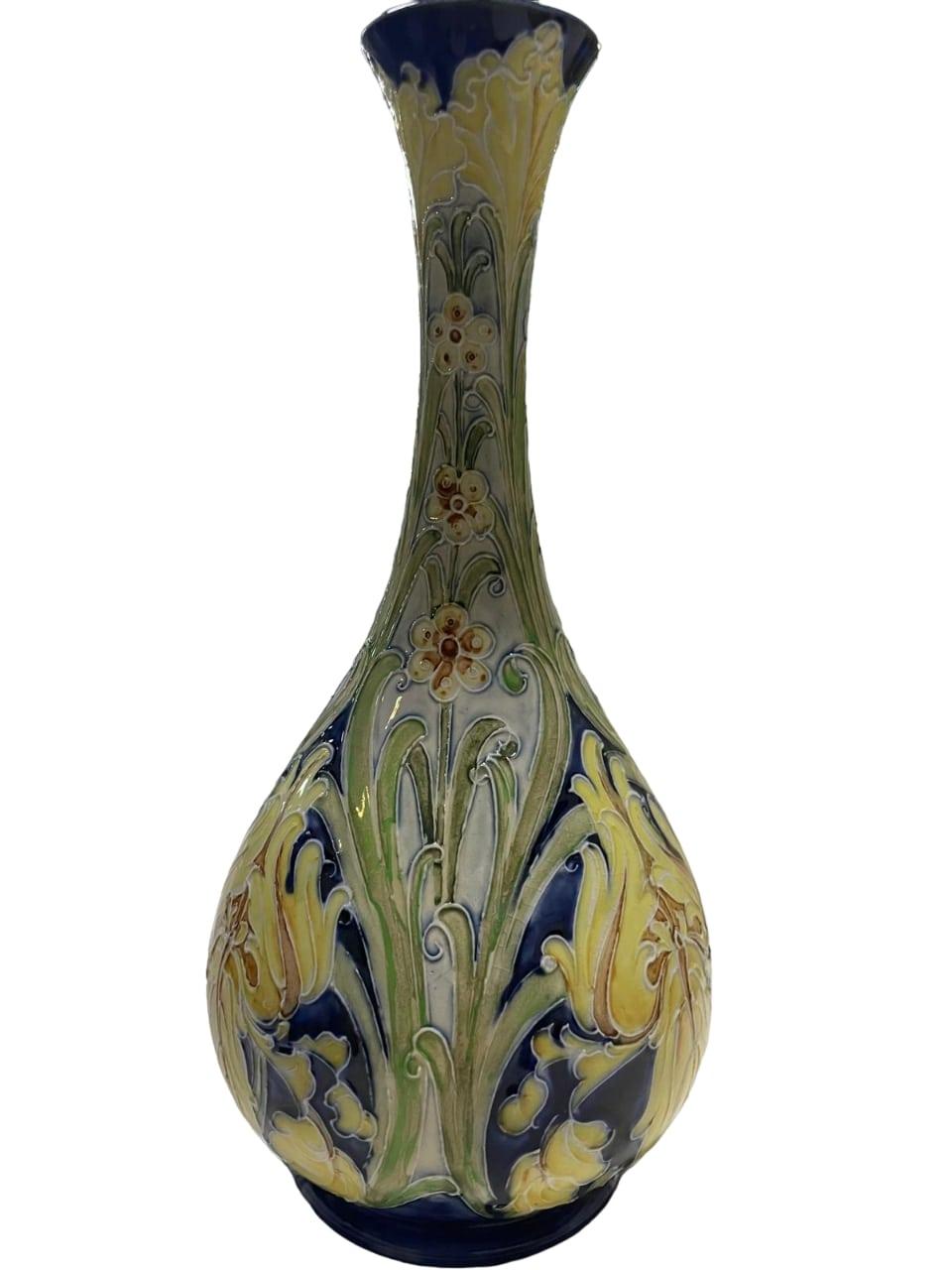 Fine XIX secolo BELLISSIMO vaso Macintyre Moorcroft Florian Ware, 1898-1900 in vendita