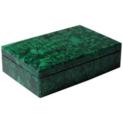 Beautiful Malachite Box by Studio Superego, Unique Piece, Italy