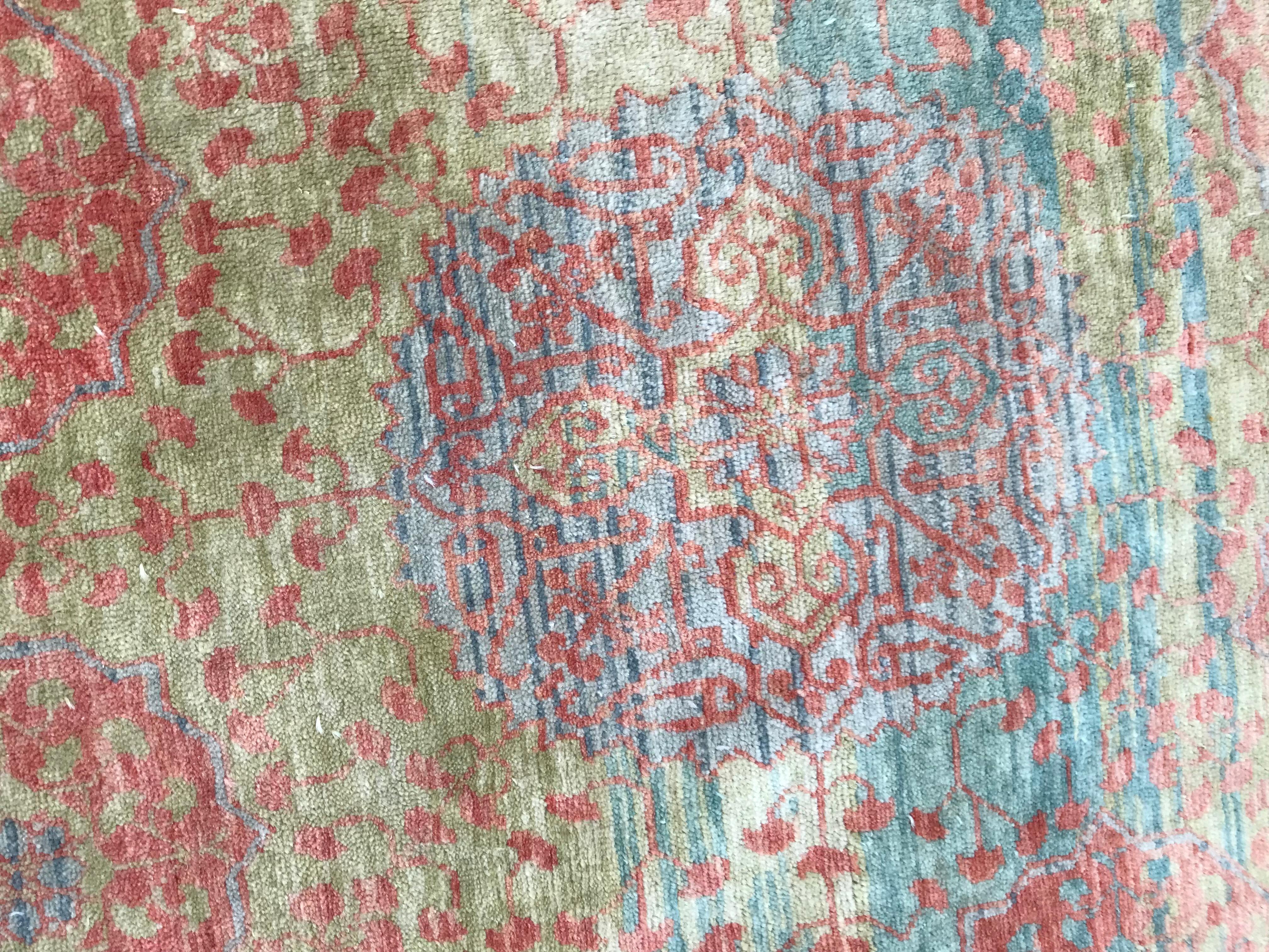 Beautiful Mamlouk Style Egyptian Fine Rug In Good Condition In Saint Ouen, FR