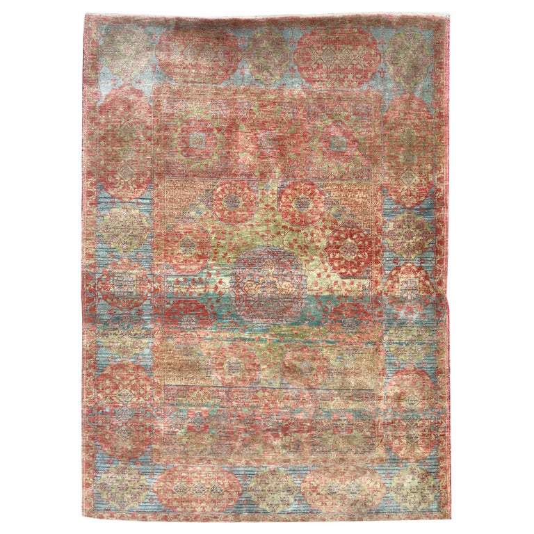 Beautiful Mamlouk Style Egyptian Fine Rug For Sale at 1stDibs