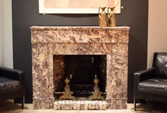 Beautiful Marble Art Deco Fireplace Made in the 1920s