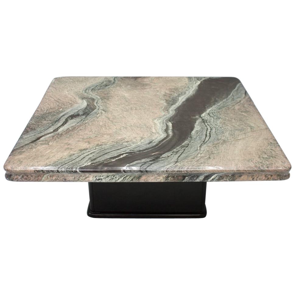 Beautiful Marble Coffee Table, Italy, 1970s