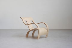 Beautiful masterpiece of Gerald Summers Reedition in birch plywood, 2024