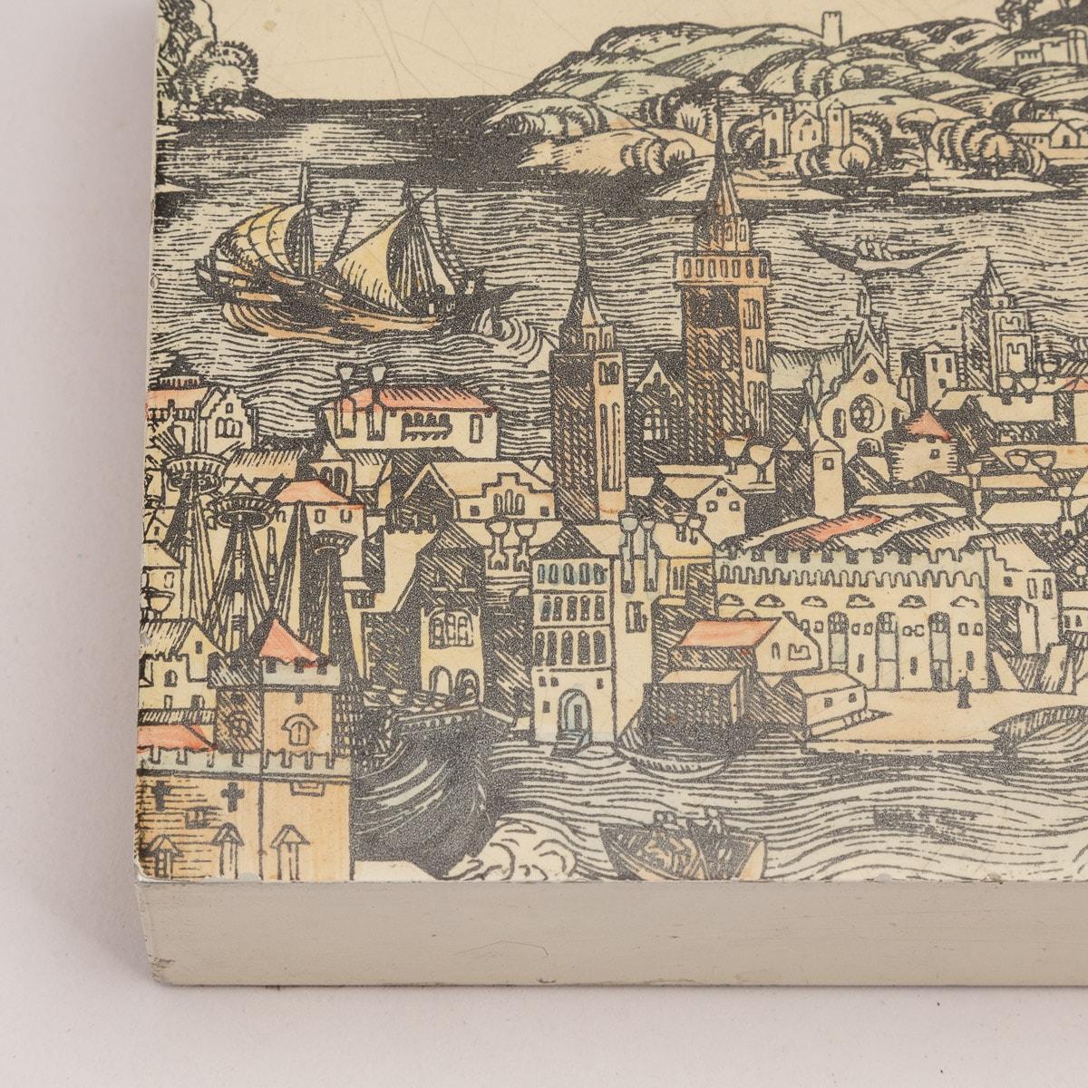 Beautiful Matchbox / Trinket Box By Piero Fornasetti, Italy, c.1960/70's For Sale 2